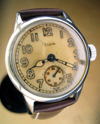 WWII Elgin military wrist watch